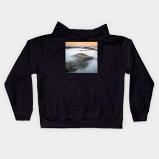 Misty Hills at Dawn Kids Hoodie